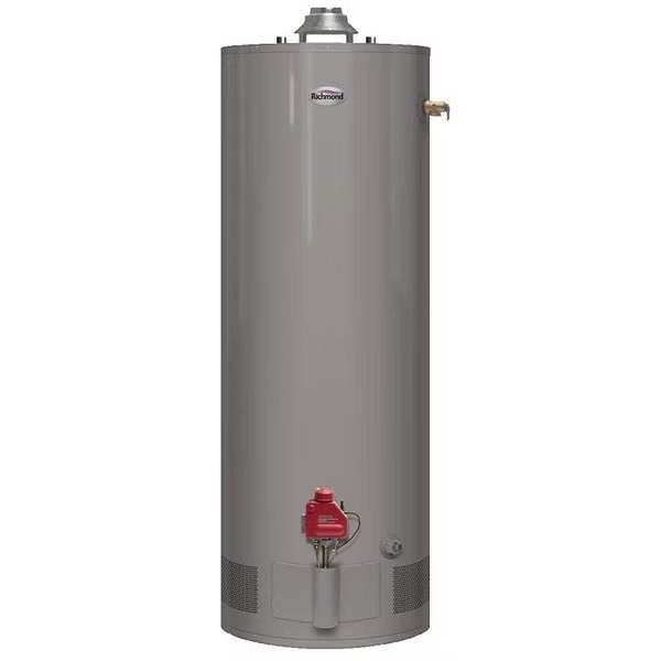 Essential Series Gas Water Heater, Liquid Propane, 40 gal Tank, 67 gph, 32000 Btuhr BTU, Richmond, Mfr#: 6G40-32PF3
